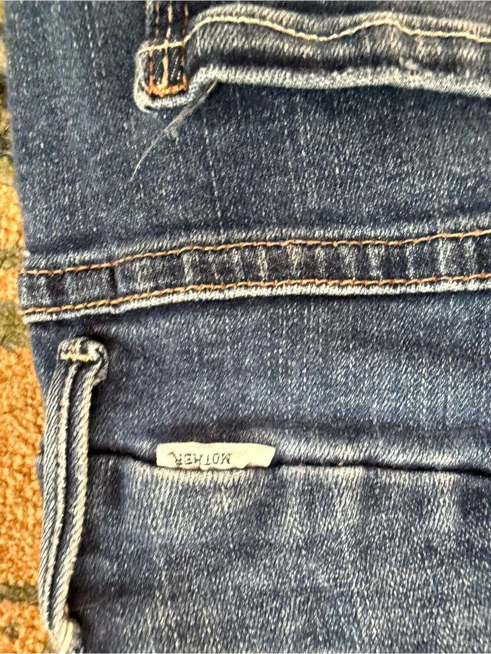 MOTHER High-Waisted Looker Skinny Jeans womens 28 - Picture 6 of 6